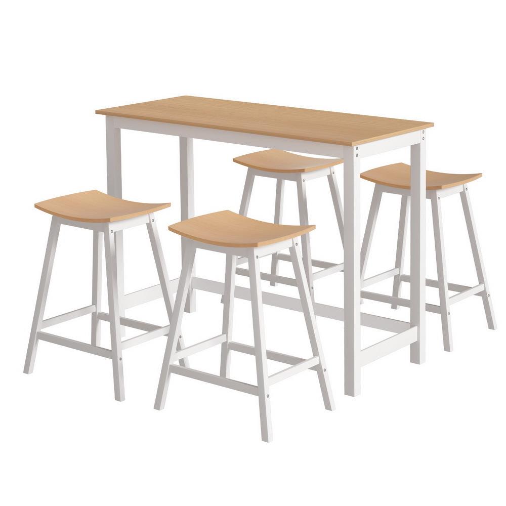 ชุดโต๊ะบาร์และเก้าอี้สตูลไม้เน - Home Bar Stools บทวิจารณ์และราคา