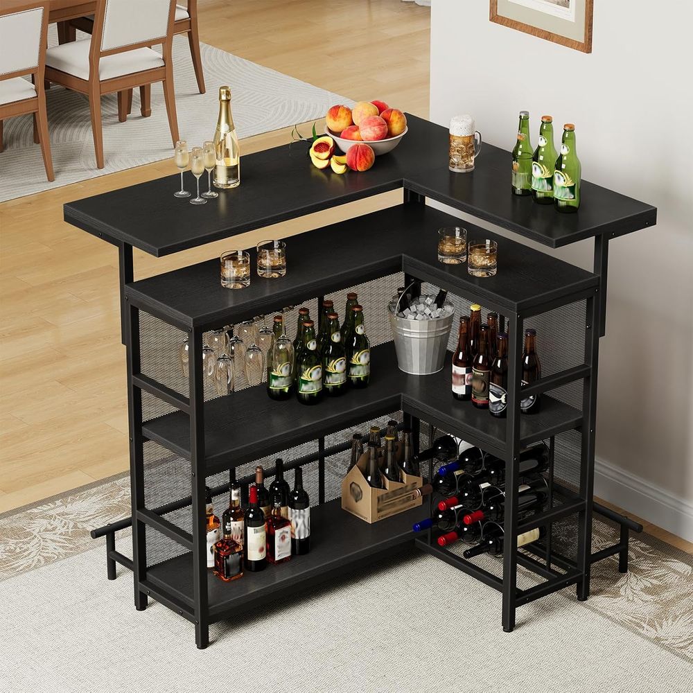 ชุดบาร์ที่บ้าน, โต๊ะบาร์รูปตัว - Home Bar Shelves บทวิจารณ์และราคา