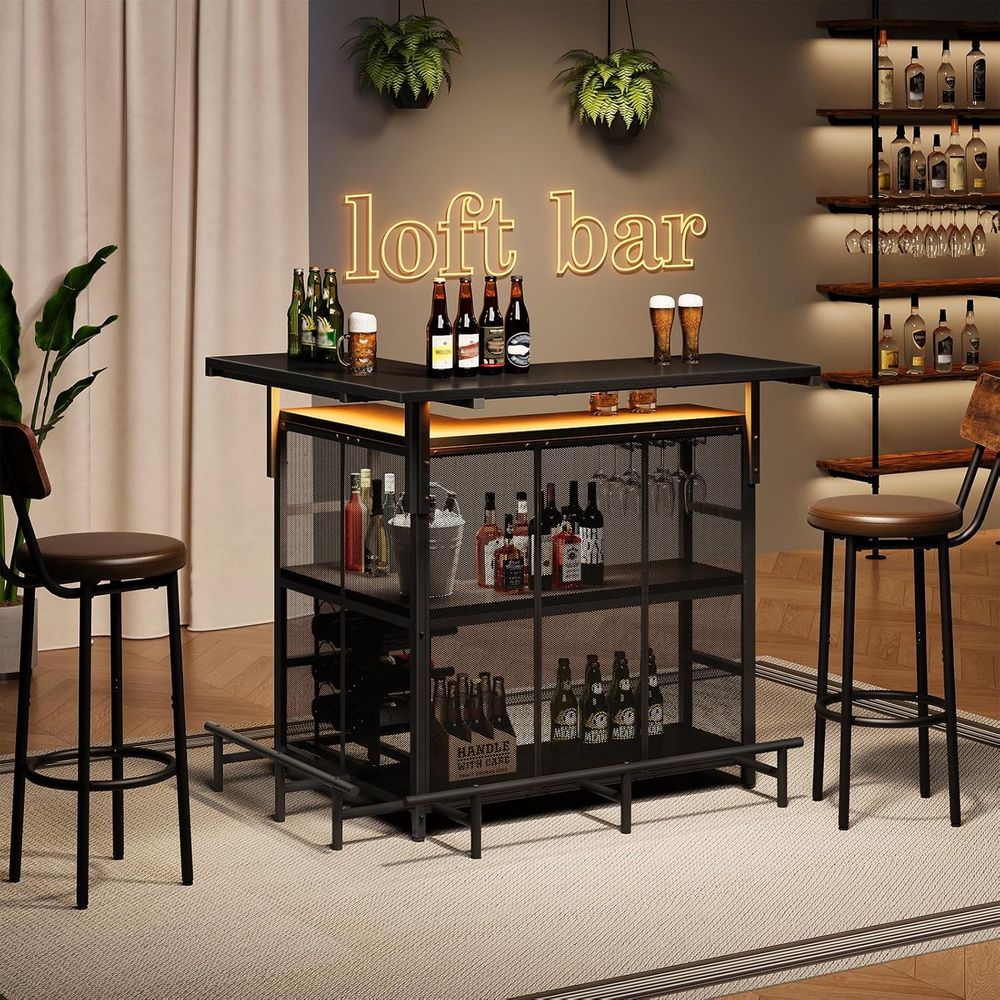ชุดบาร์ที่บ้าน, โต๊ะบาร์รูปตัว - Home Bar Shelves บทวิจารณ์และราคา