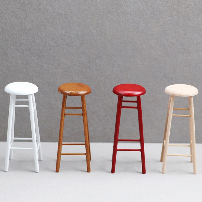 บ้านตุ๊กตา1:12เก้าอี้สตูลบาร์ส - Home Bar Stools บทวิจารณ์และราคา