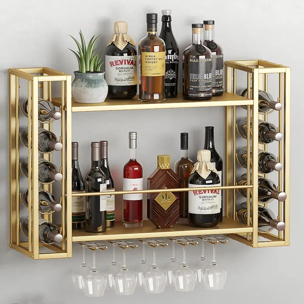 ชั้นวางไวน์ติดผนัง, ชั้นวางไวน - Home Bar Shelves บทวิจารณ์และราคา