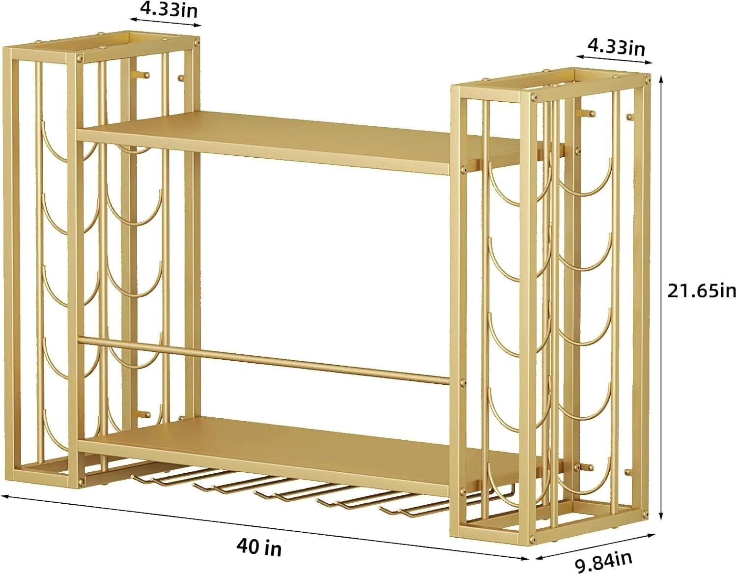 ชั้นวางไวน์ติดผนัง, ชั้นวางไวน - Home Bar Shelves บทวิจารณ์และราคา